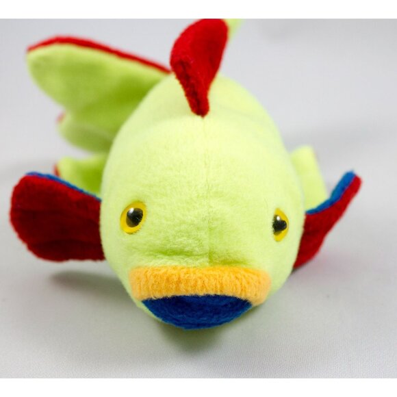 Kuddle Me Toys Colorful Huggable Plush Fish Toy 8" Long - Picture 2 of 6